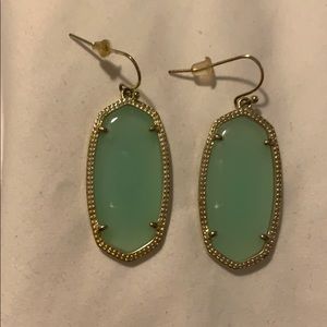 Kendra Scott teal earrings